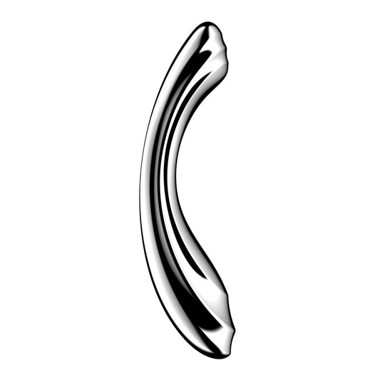 Satisfyer Pure Gravity 2 - Chrome Steel Dildo