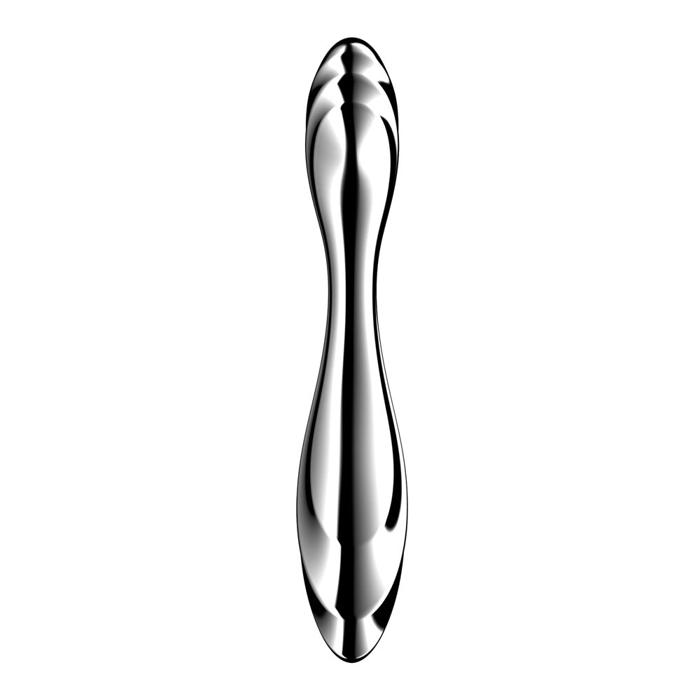 Satisfyer Pure Gravity 2 - Chrome Steel Dildo
