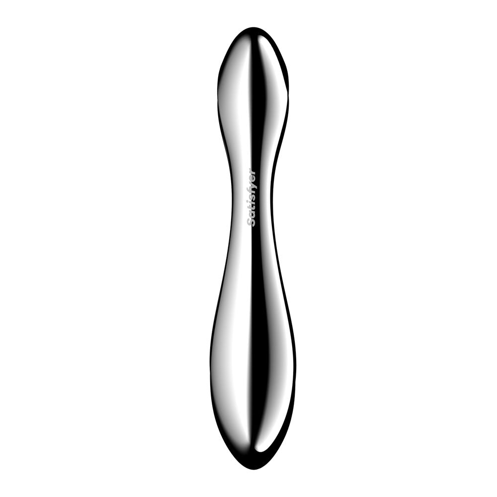 Satisfyer Pure Gravity 2 - Chrome Steel Dildo