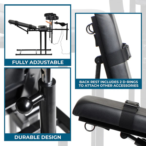 MASTER SERIES ULTIMATE OBEDIENCE CHAIR WITH SEX MACHINE