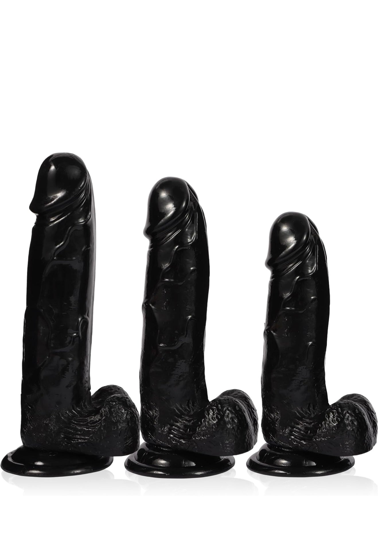 Suction Cup Dildos - 4 Sizes