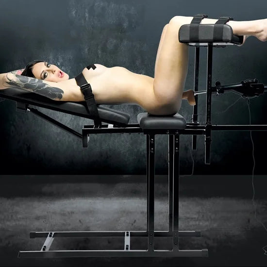 MASTER SERIES ULTIMATE OBEDIENCE CHAIR WITH SEX MACHINE