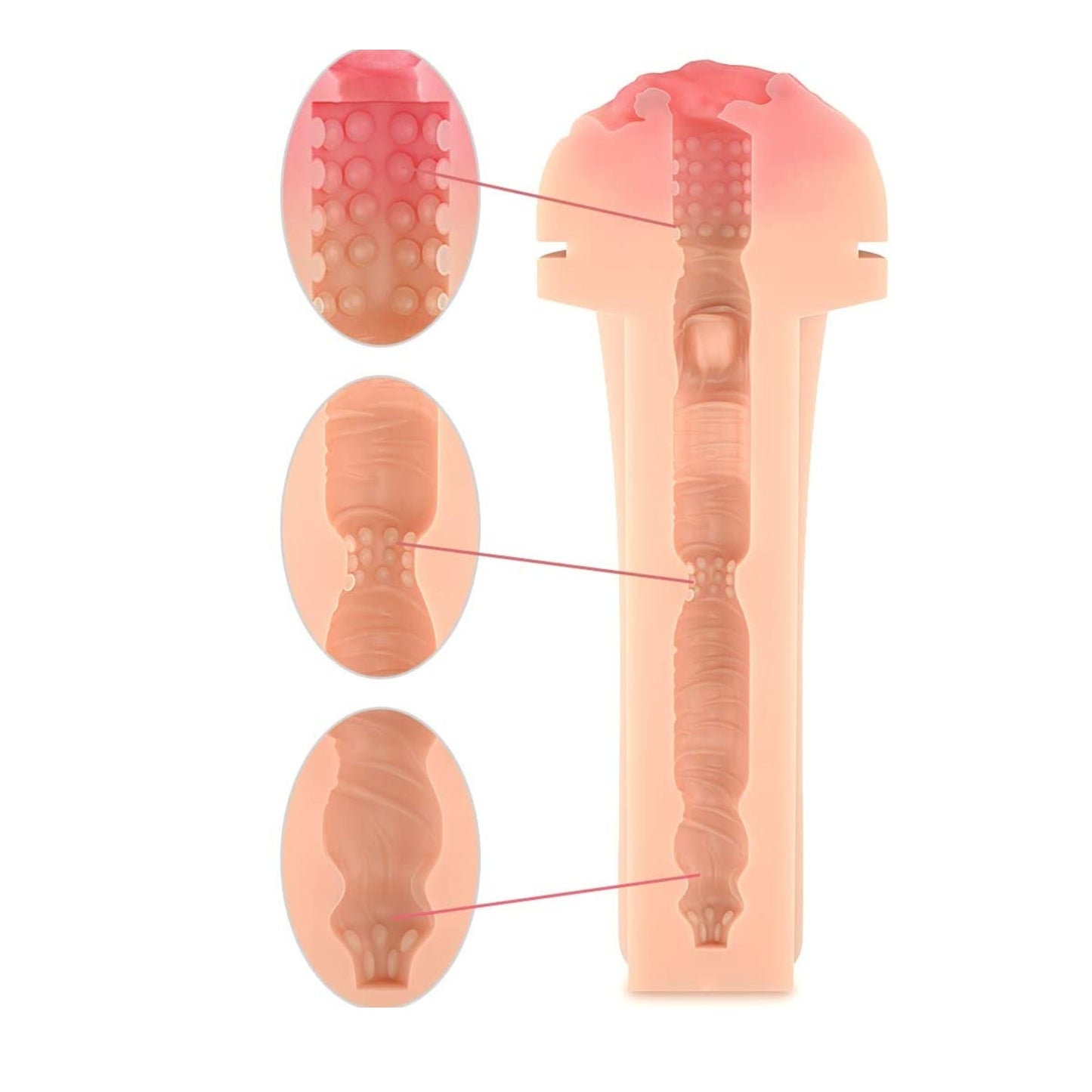 Insides of Realistic Fleshlight, Comenow.au