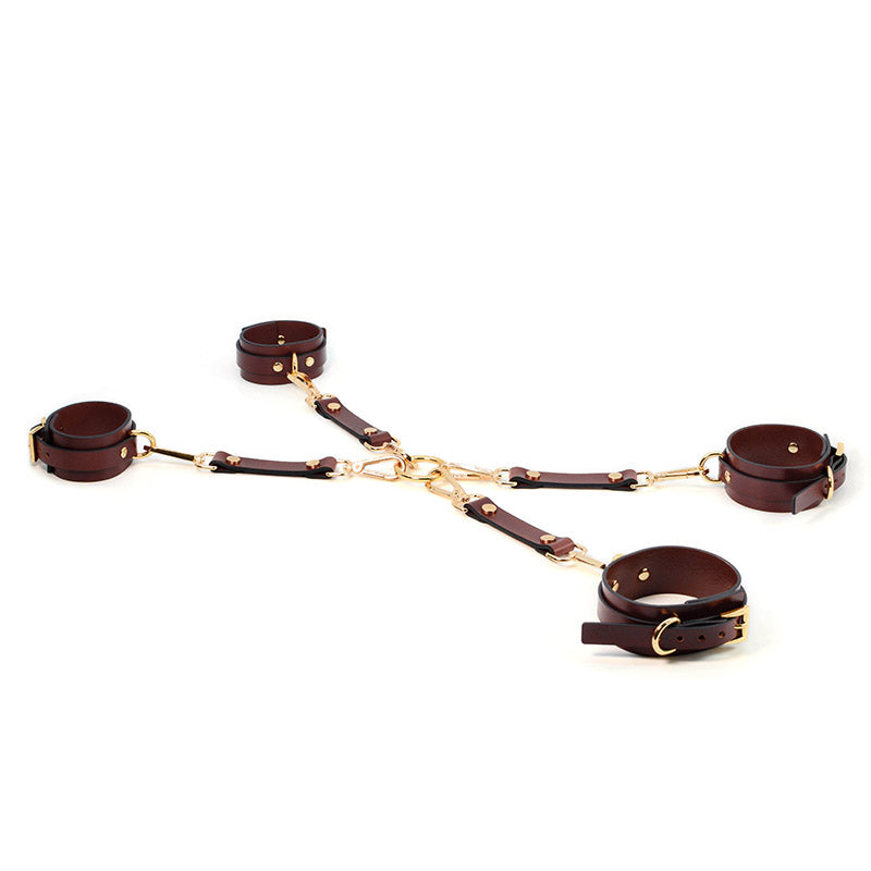 Leather Bondage Set - 11 pieces