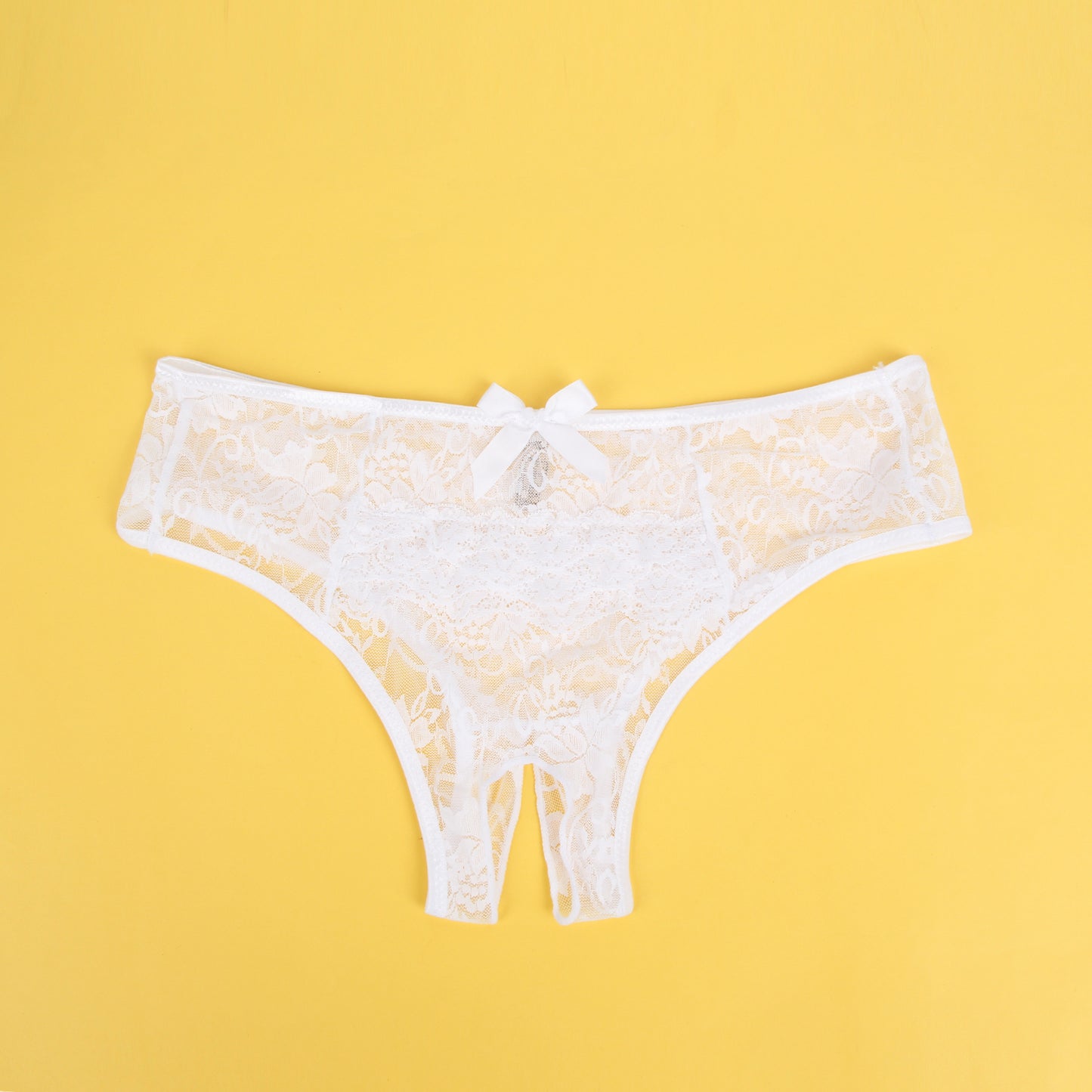 Lace Crotchless Panty