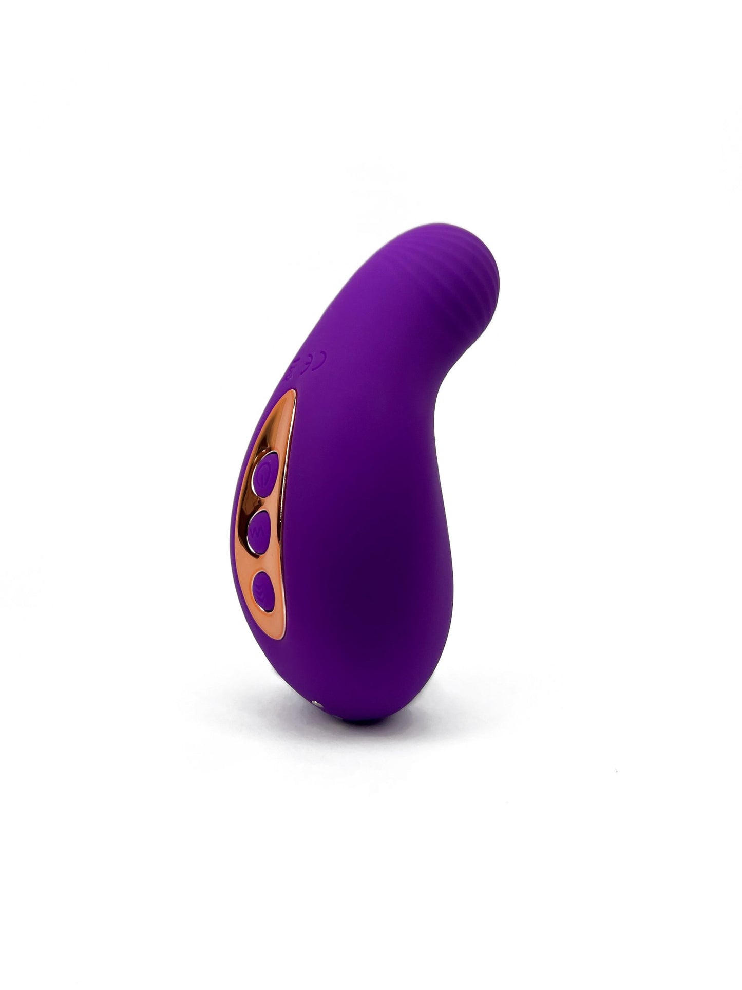 Purple Clit Sucker and Vibrator standing with back view, Come Now