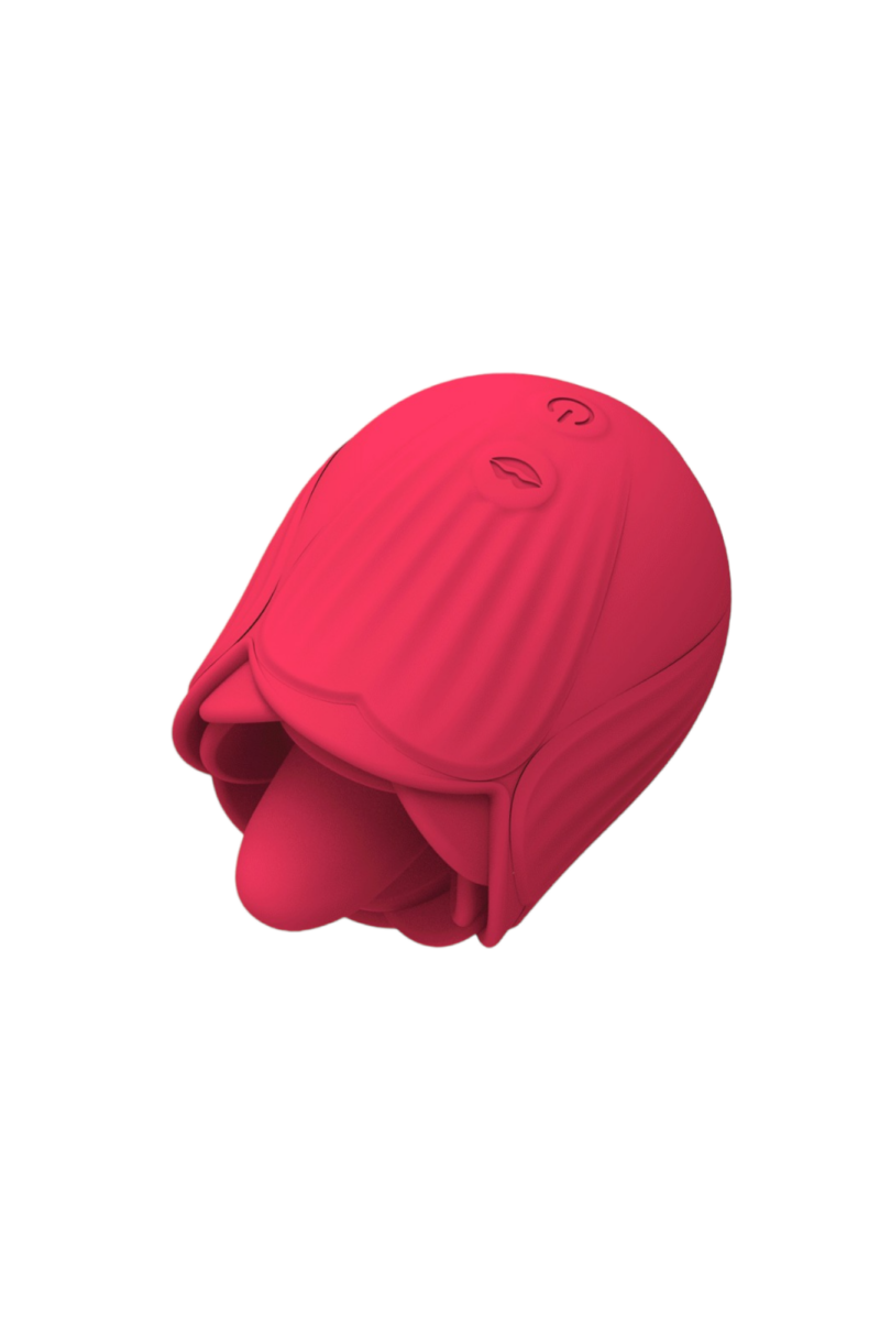 Clit Tongue Flicker laying on its side, showcasing its sleek and discreet design – Come Now