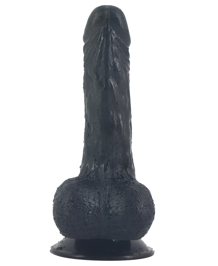FAAK Essential Dildo in black, standing showing inner shaft detail