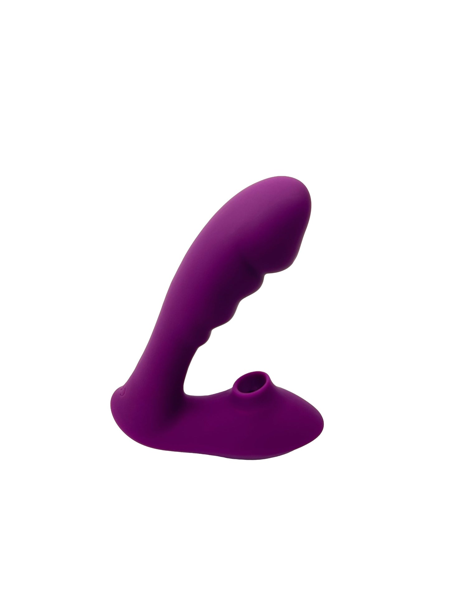 G-spot vibrator and clit sucker side view showing design and features - ComeNow