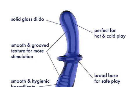 Satisfyer Double Crystal- Light blue 7.5"