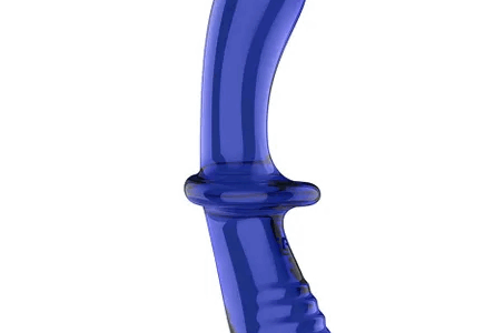 Satisfyer Double Crystal- Light blue 7.5"