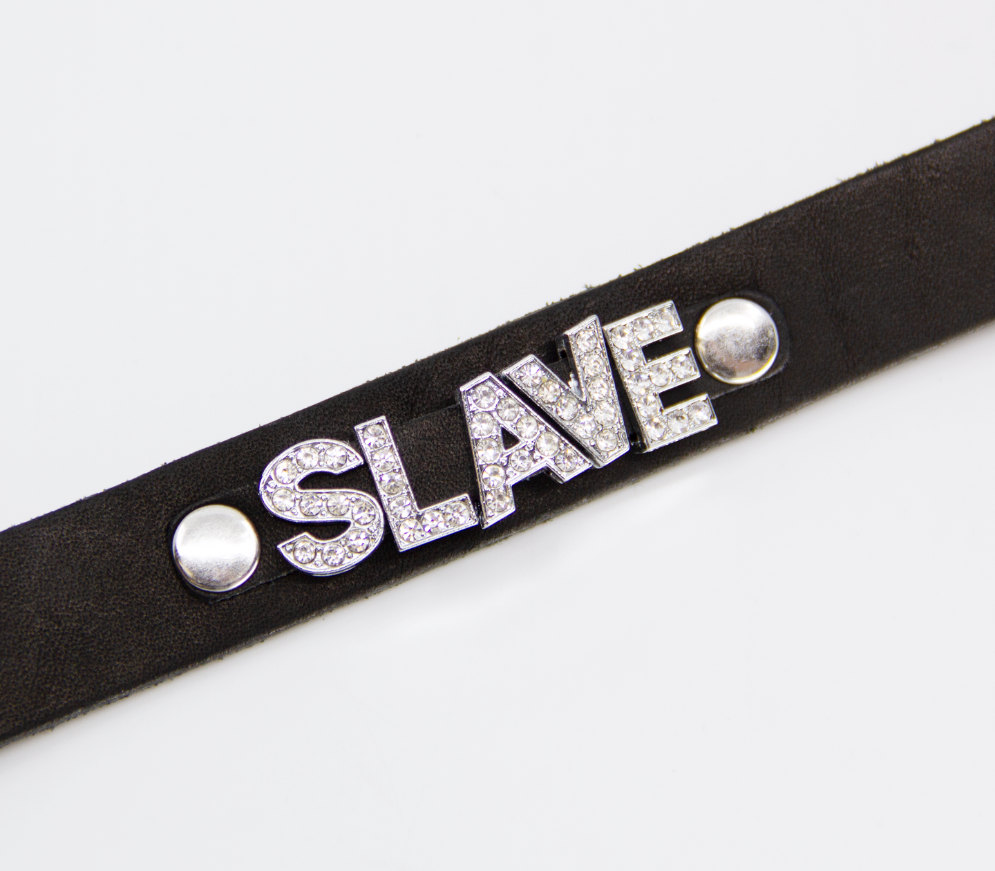 Leather SLAVE Collar