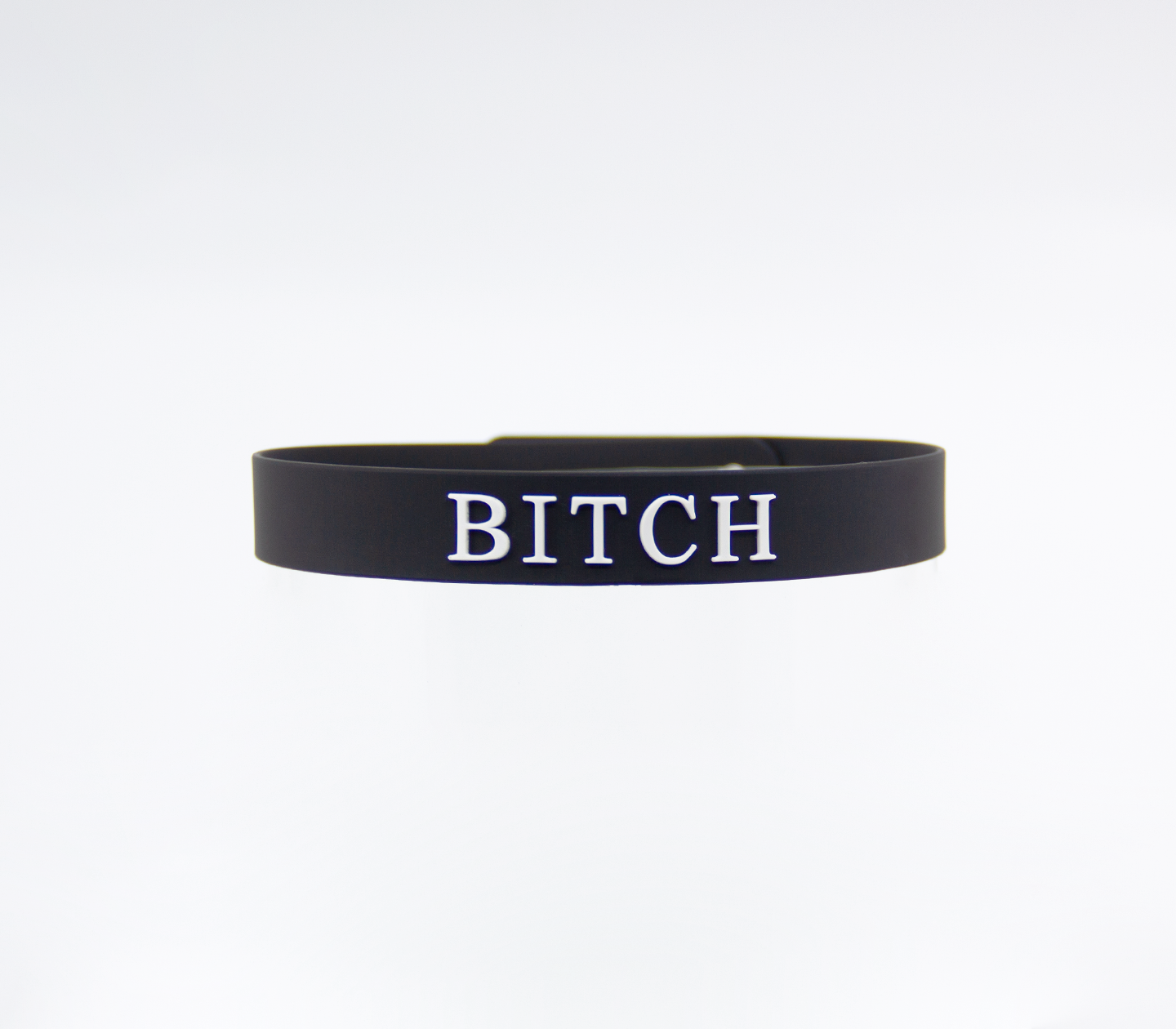 Silicone collar BITCH/SLUT