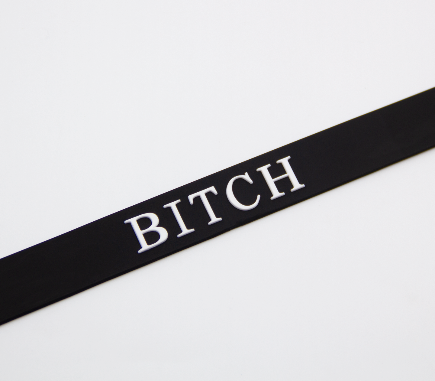 Silicone collar BITCH/SLUT