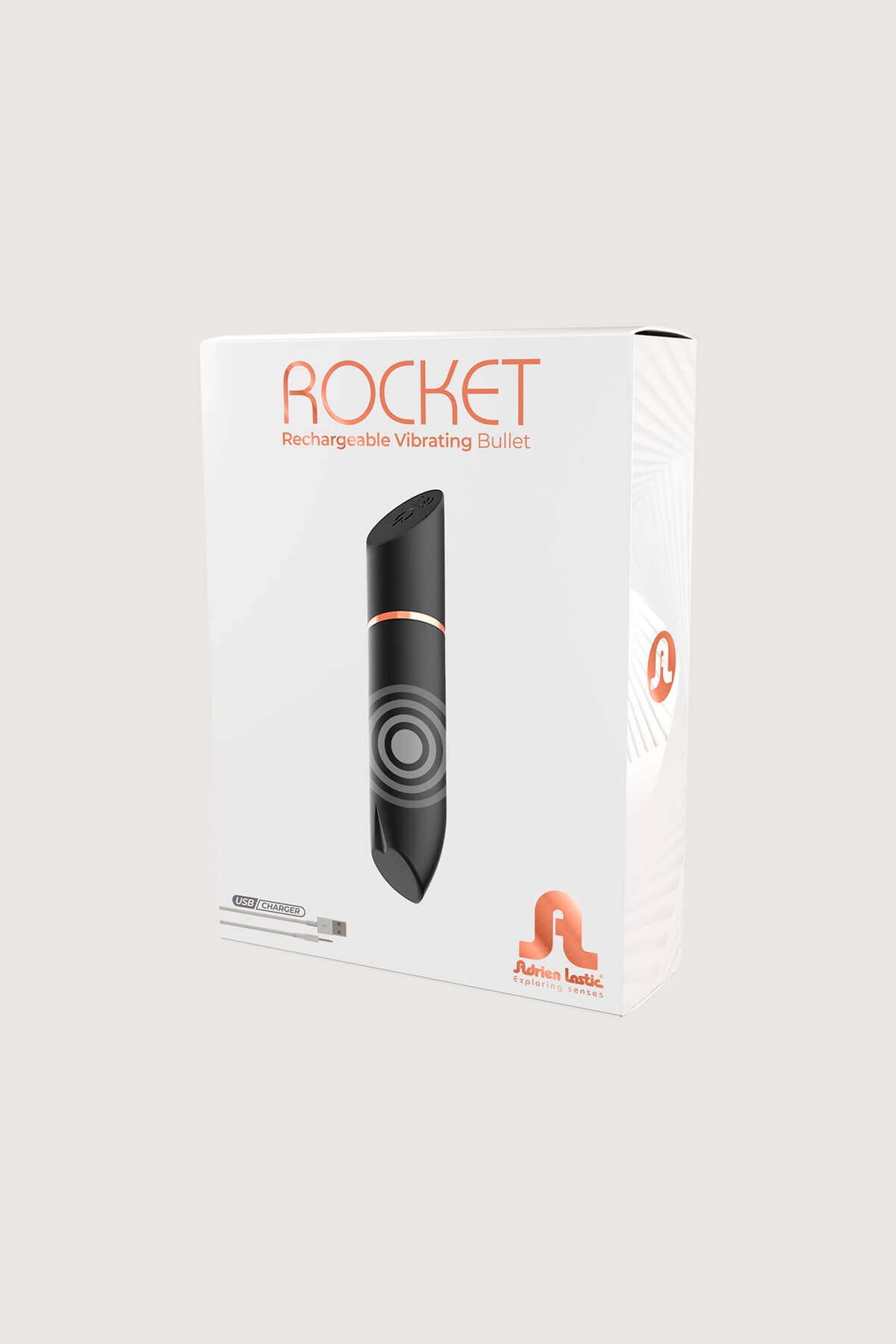 Adrien Lastic Rocket Black Rechargeable Bullet