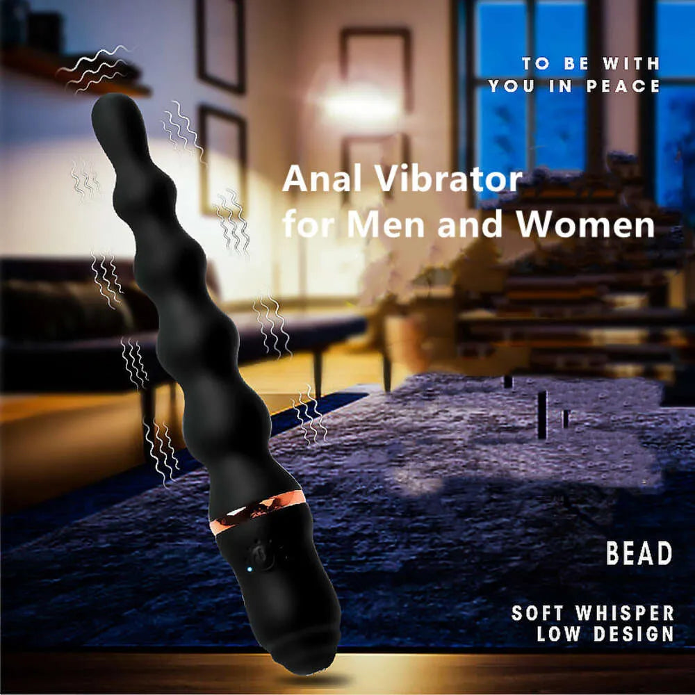 whisper-quiet vibrating beads with soft design in home background