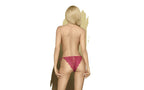 Too Hot To Be Real Panties Wine