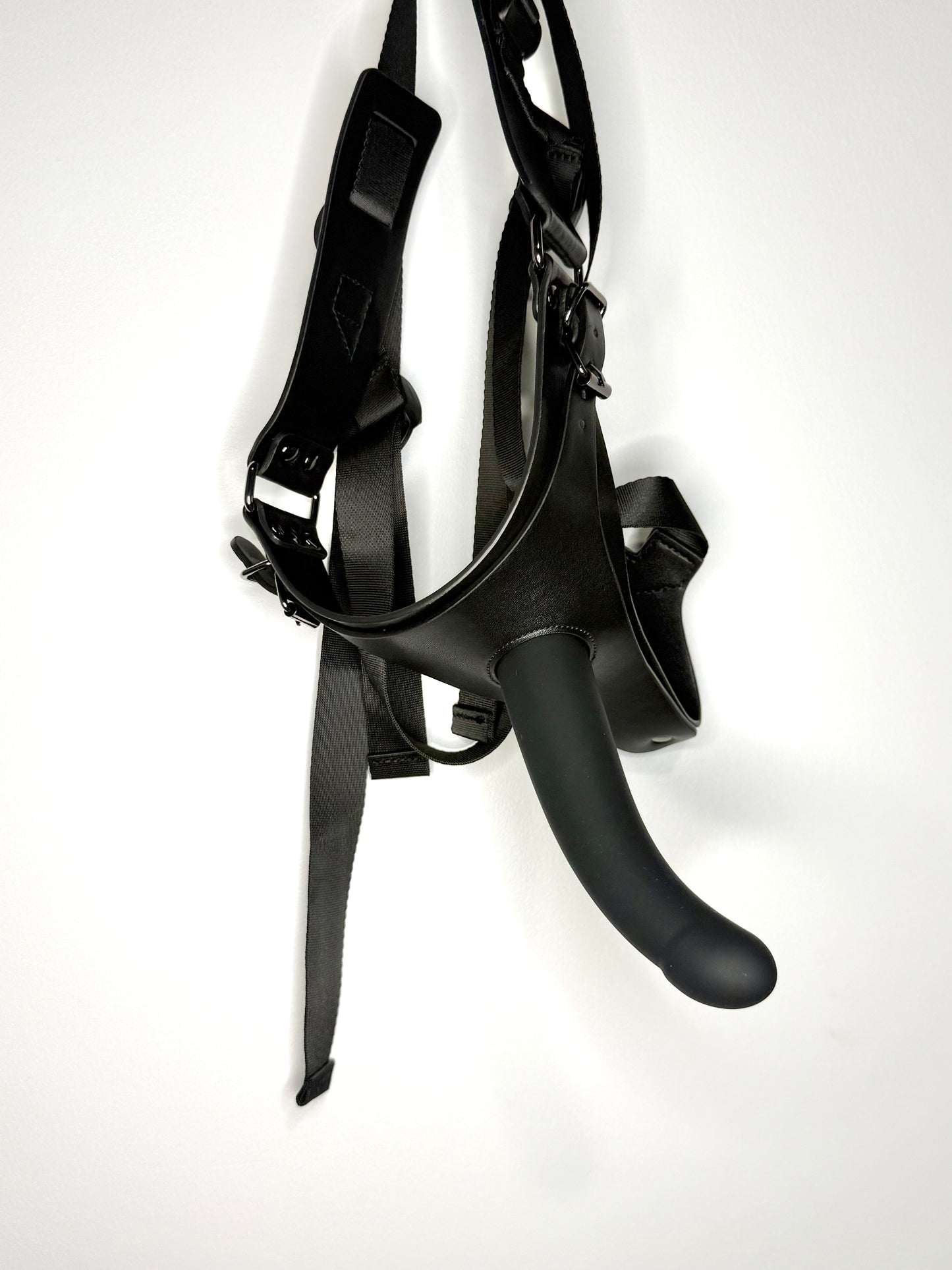 Cowhide Leather Strap On Harness