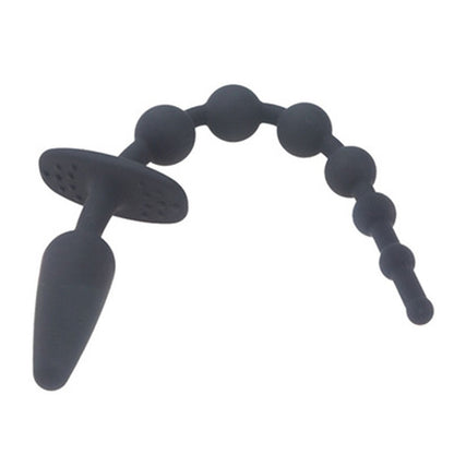Silicone Anal Beads & Plug