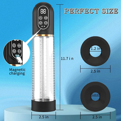 LCD Waterproof Electric Penis Pump