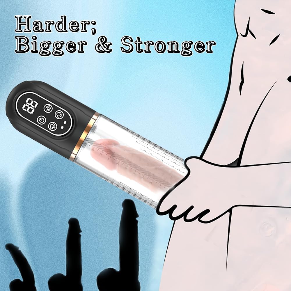 LCD Waterproof Electric Penis Pump