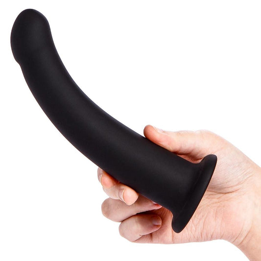 Curved Silicone Suction Cup Dildo