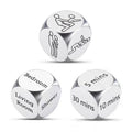 Stainless steel 3 Pcs Dice - What? Where? How Long?