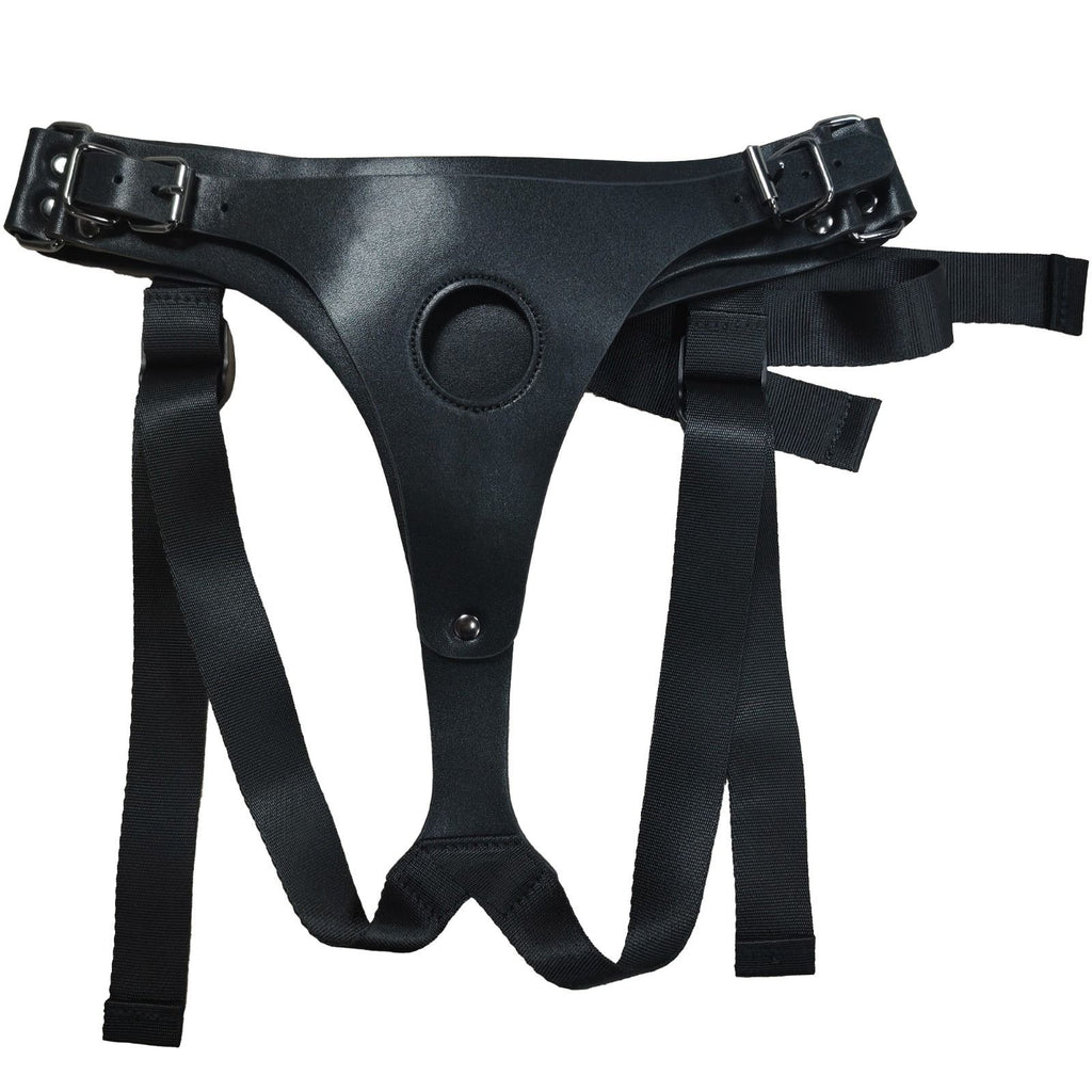 Cowhide Leather Strap On Harness