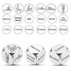 Stainless steel 3 Pcs Dice - What? Where? How Long?