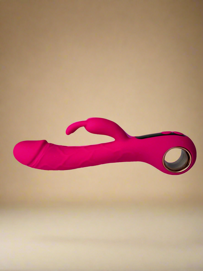 Pink Rabbit Vibrator with LCD