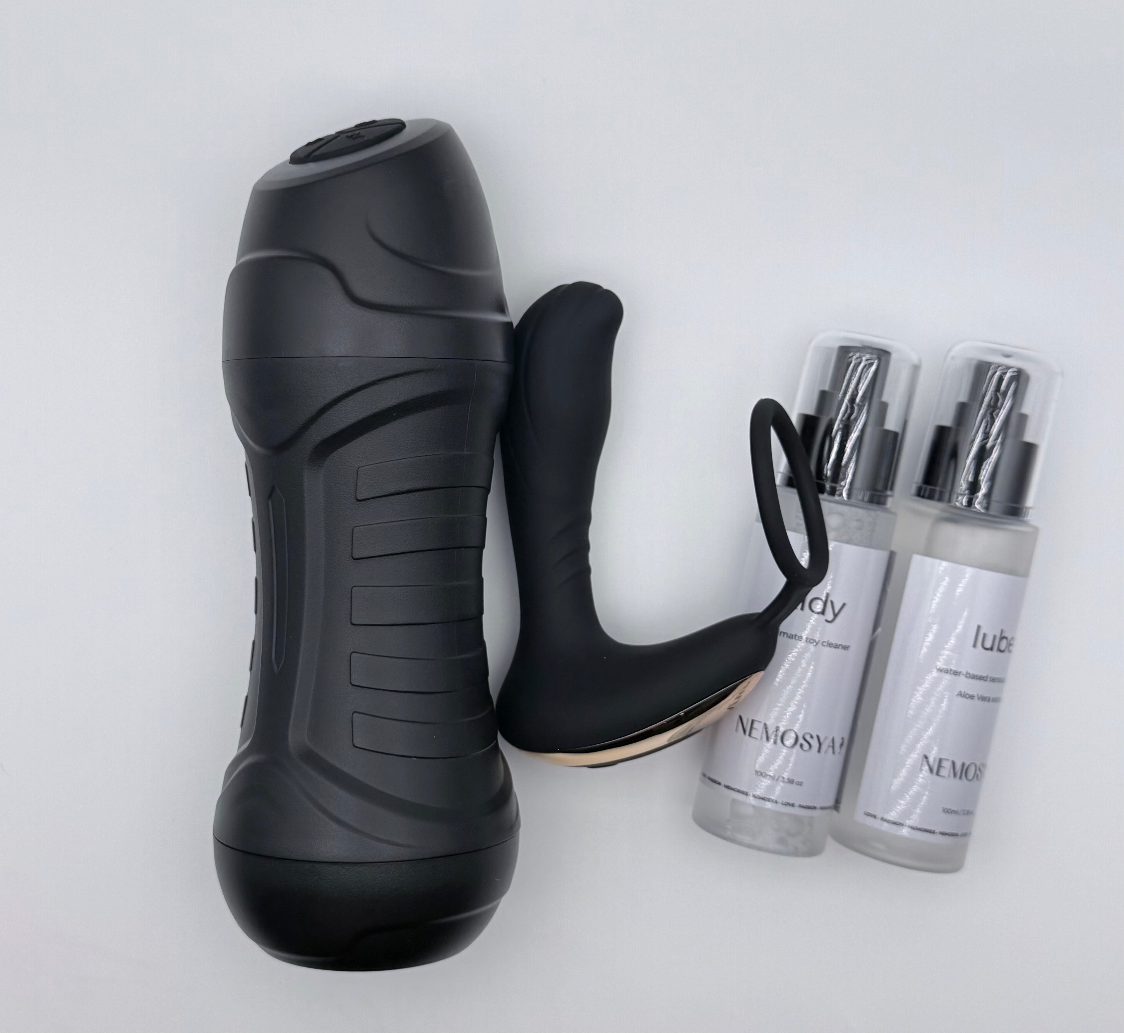 Electric Masturbator, Prostate Vibrator & Cock Ring,  Essentials