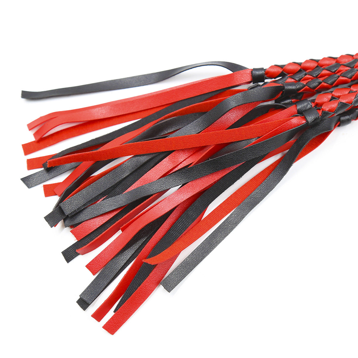 Red & Black Braided Whip