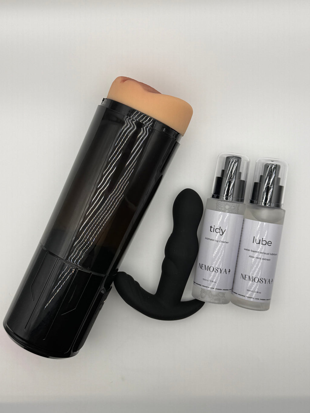 Prostate Vibrator, Electric Masturbator, Lube & Cleaner