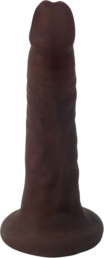EASY RIDERS 6" SLIM BIOSKIN DONG CHOCOLATE