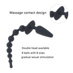 Silicone Anal Beads & Plug