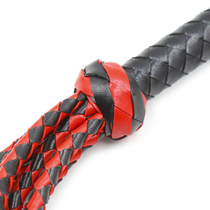 Red & Black Braided Whip