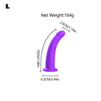 Curved Silicone Suction Cup Dildo