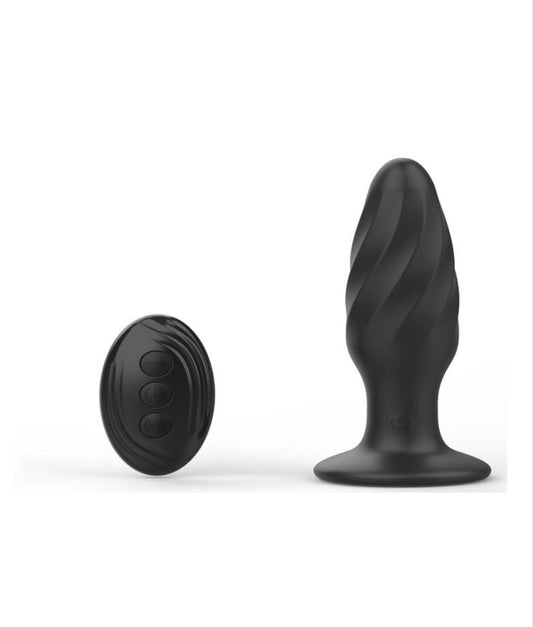 Vibrating Anal Plug with Remote