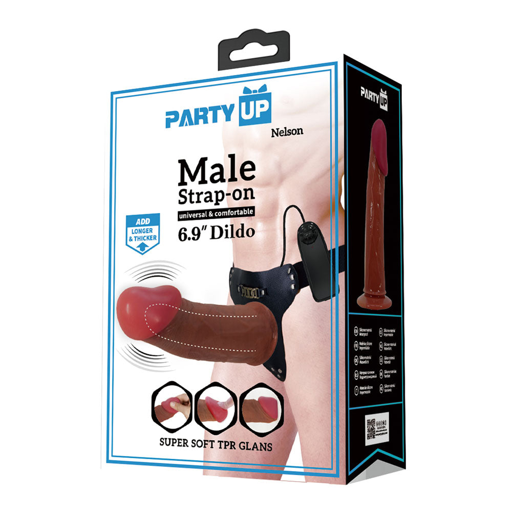 Party Up NELSON Vibrating Strap-On