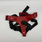 Cowhide Leather Strap On Harness