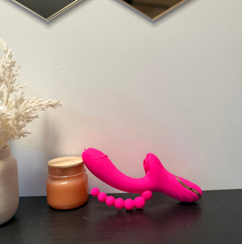 Rose Vibrator - Triple Fun!