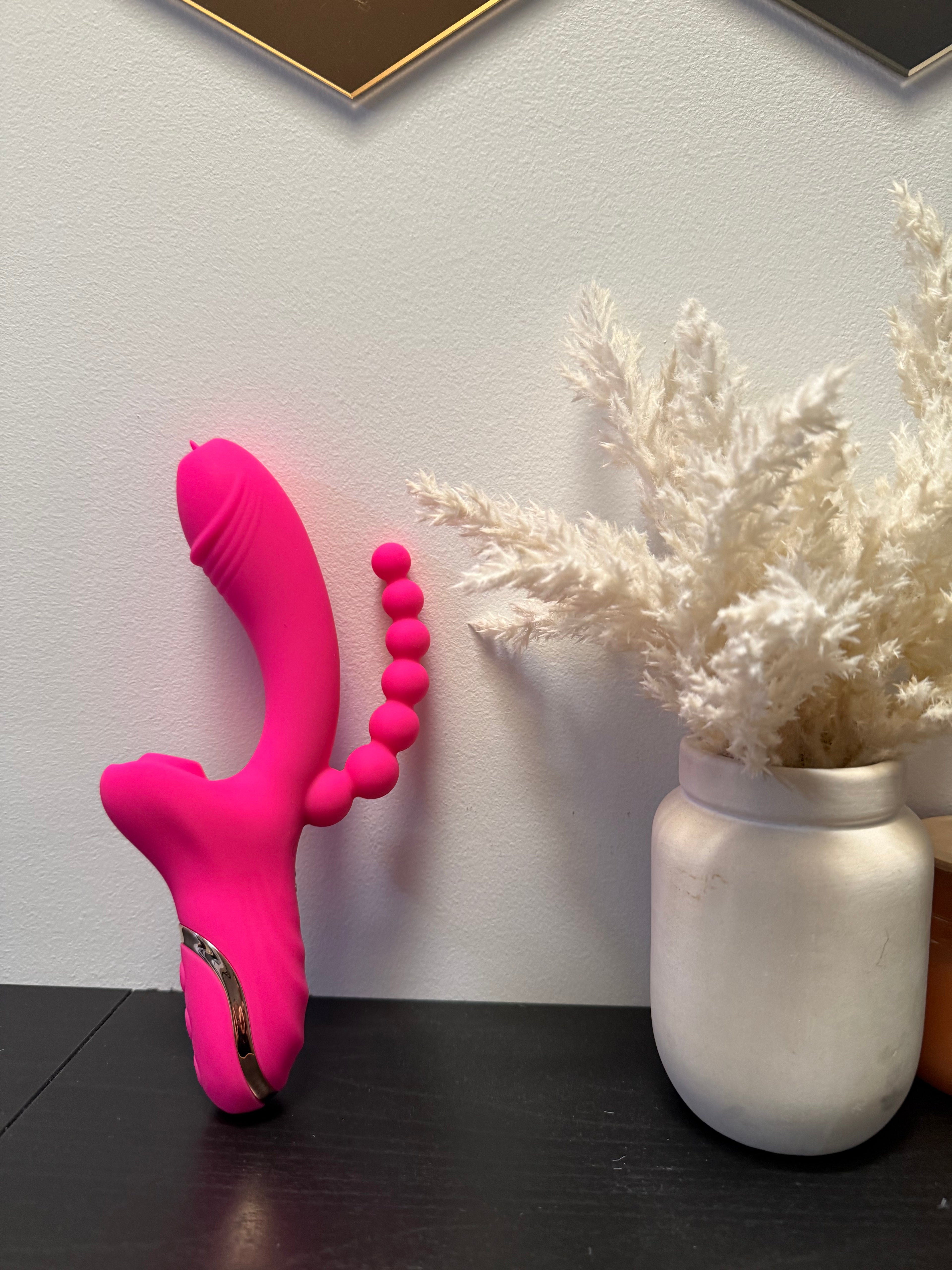 Rose Vibrator - Triple Fun!
