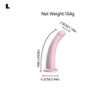 Curved Silicone Suction Cup Dildo