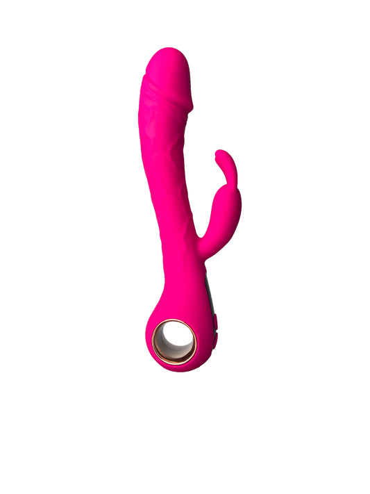 Pink Rabbit Vibrator with LCD