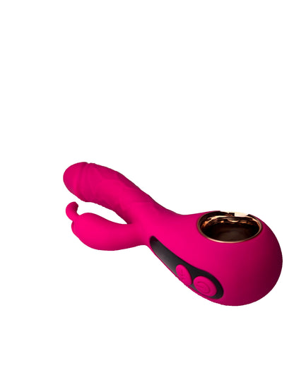 Pink Rabbit Vibrator with LCD