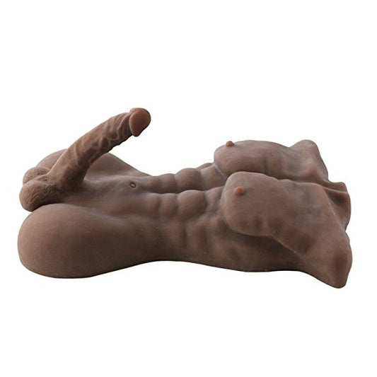 Male sex doll-full torso, 7kg, brown color, Come Now