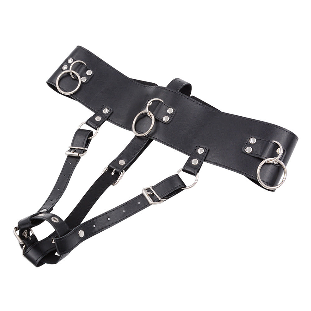 Leather Forced Orgasm Belt