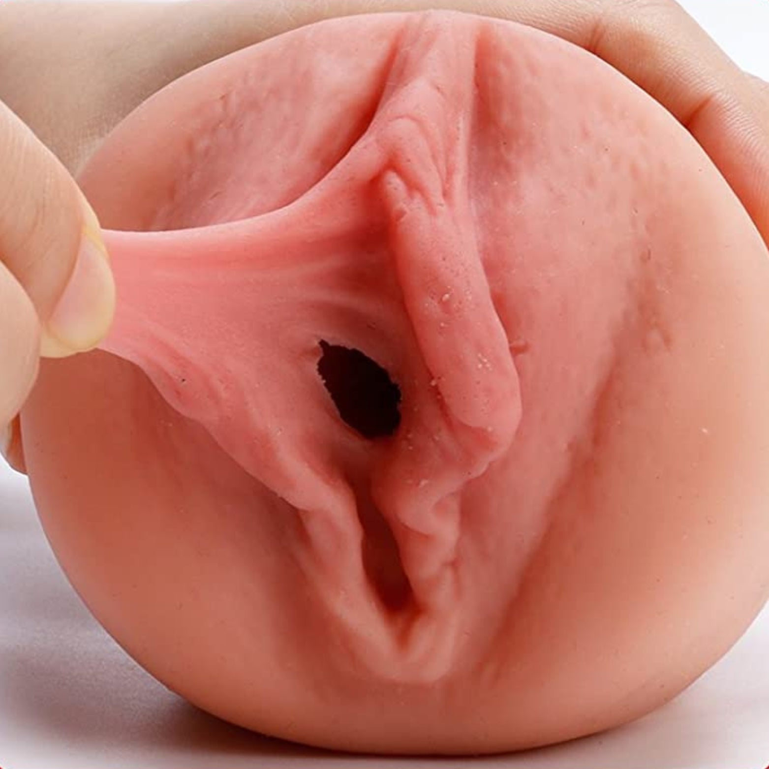 Fingers Pinching Realistic Fleshlight, comenow.au