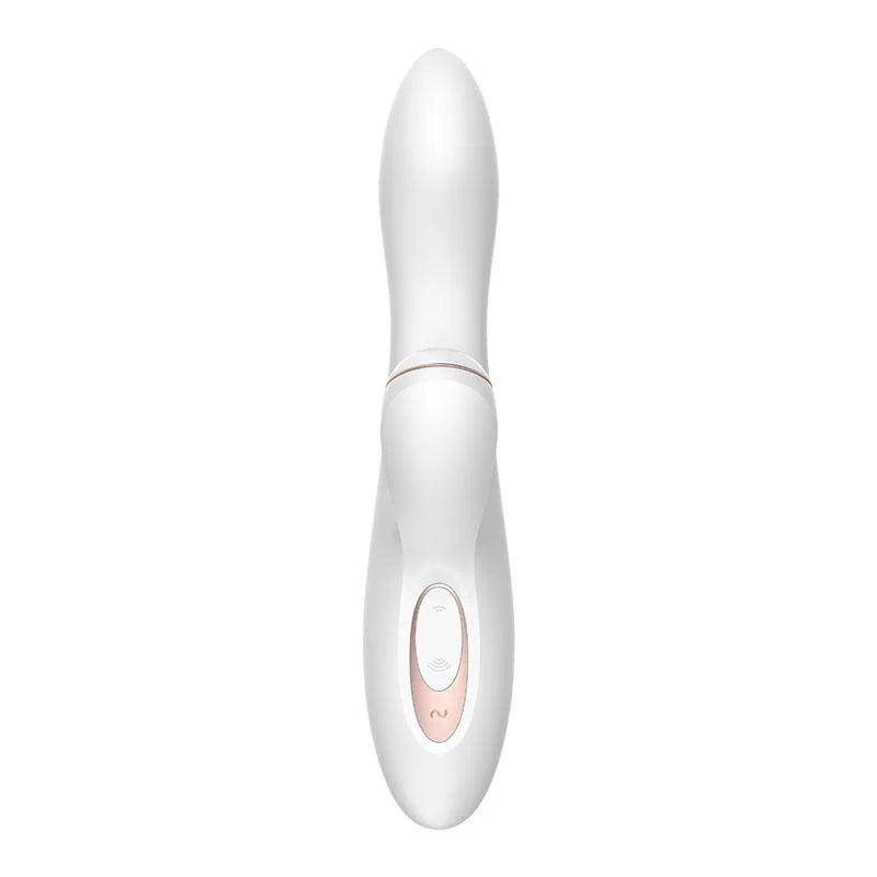 Satisfyer Pro 8.7" Rabbit Vibrator with Clitoral Suction