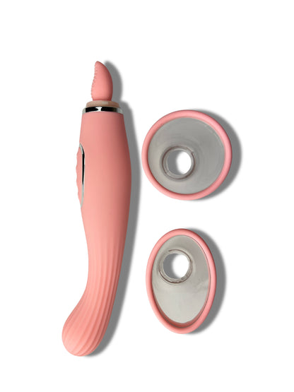 Pussy Pump with Tongue and Vibrator